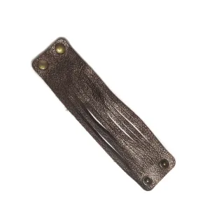 Tori Fringe Bracelet in Pewter