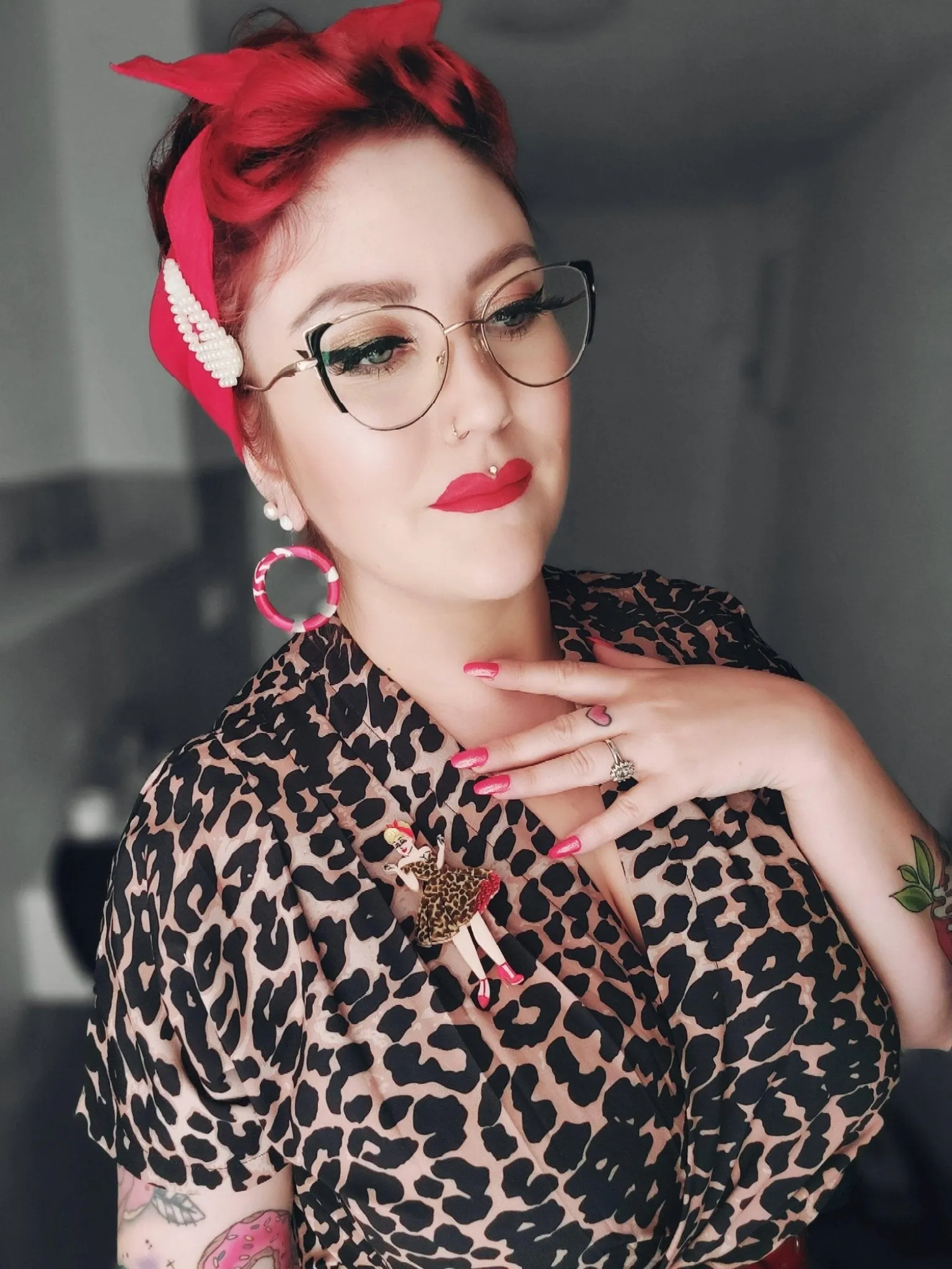 Twirl It Brooch by She Loves Vintage x Lipstick & Chrome
