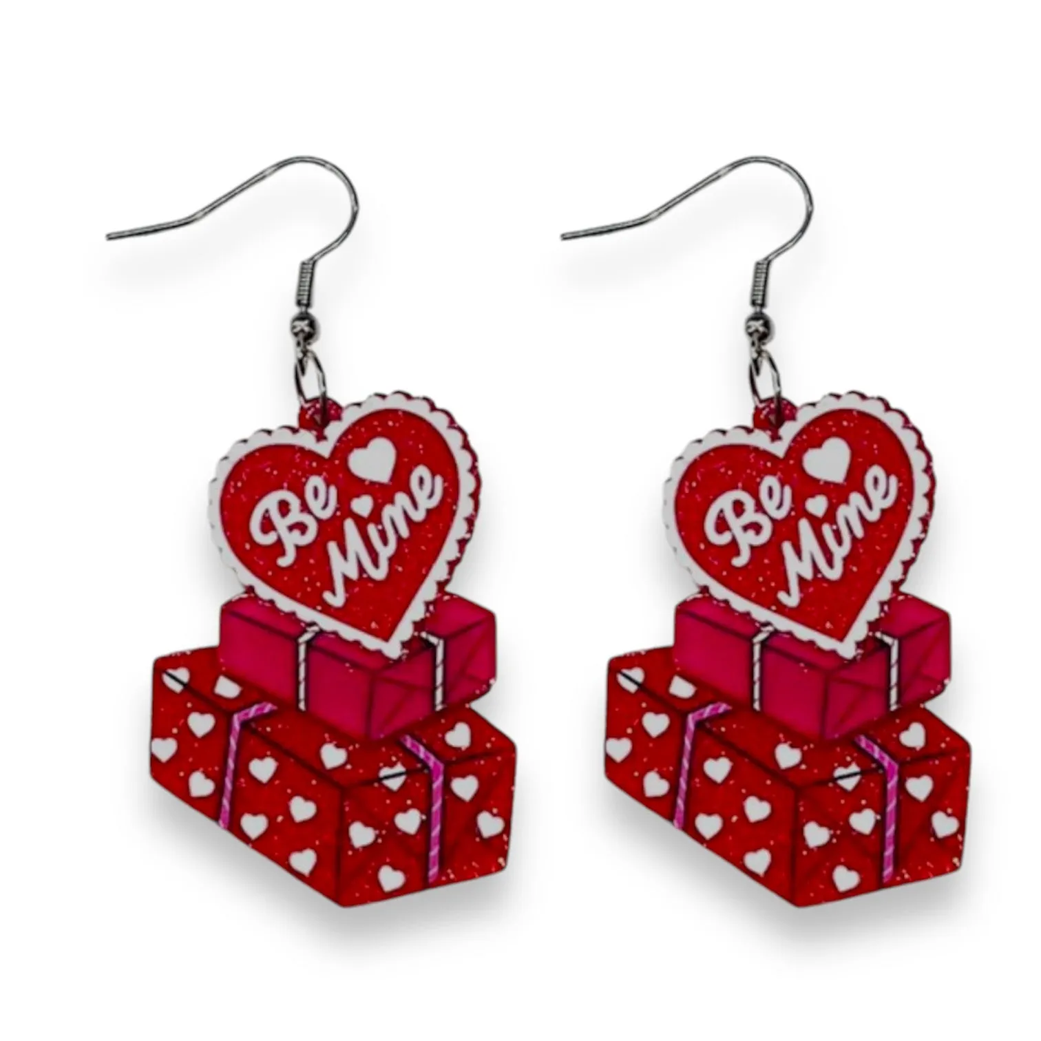 Valentine's Happy Mail Brooch & Earrings Set by 50's Vintage Dame x Lipstick & Chrome