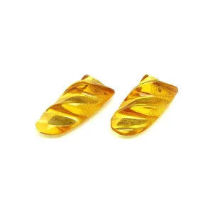 Vintage 1940s Apple Juice Bakelite Dress Clips