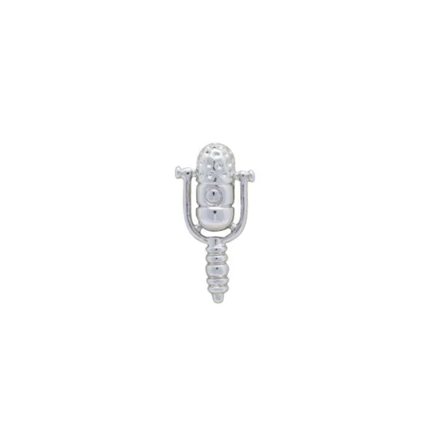 Vintage Microphone Lapel Pin